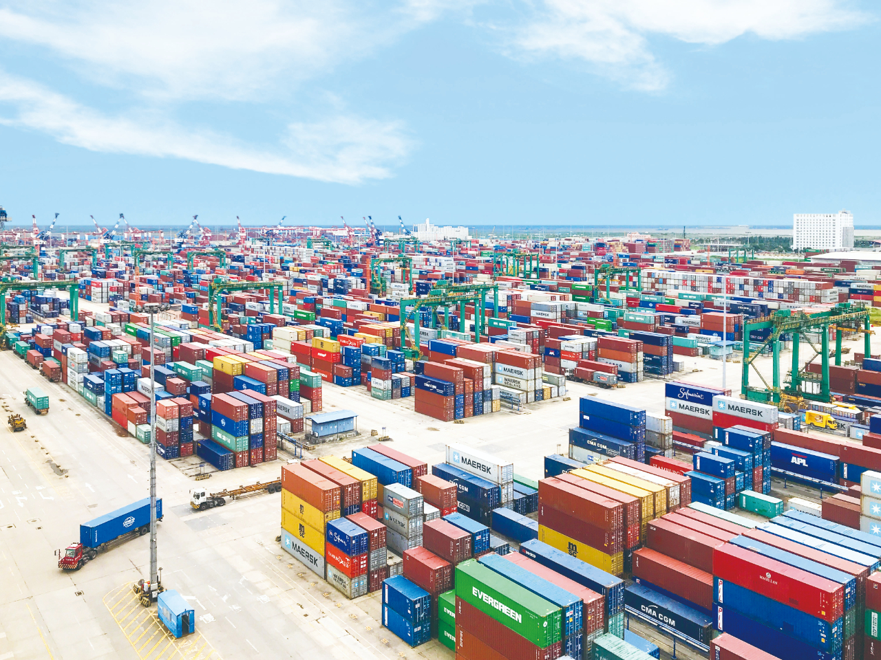 我國繼續穩步推進集裝箱碼頭港口建設