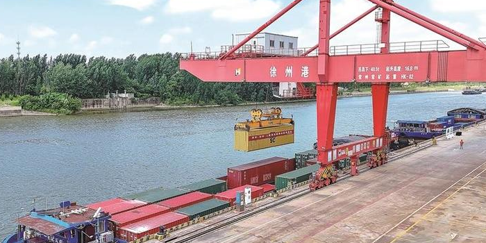 徐州至揚州到上海集裝箱水運航線啟用